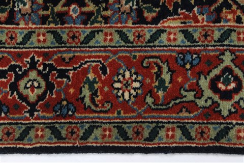 Herati Blue Runner Hand Knotted 25 X 911 Area Rug 250-23807 Image 3
