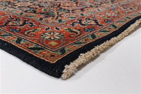 Herati Blue Runner Hand Knotted 25 X 911 Area Rug 250-23807 Image 6