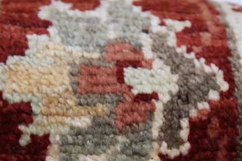 Chobi Beige Runner Hand Knotted 28 X 911 Area Rug 250-23808 Image 12