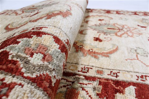 Chobi Beige Runner Hand Knotted 28 X 911 Area Rug 250-23808 Image 1