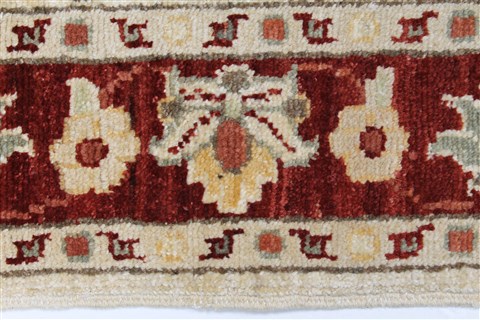 Chobi Beige Runner Hand Knotted 28 X 911 Area Rug 250-23808 Image 6
