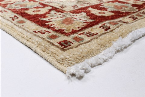 Chobi Beige Runner Hand Knotted 28 X 911 Area Rug 250-23808 Image 9
