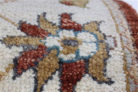 Ziegler Brown Runner Hand Knotted 26 X 102 Area Rug 250-23809 Image 13