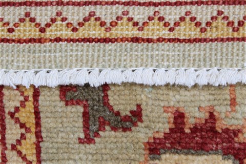 Pishavar Green Runner Hand Knotted 29 X 103 Area Rug 250-23810 Image 3