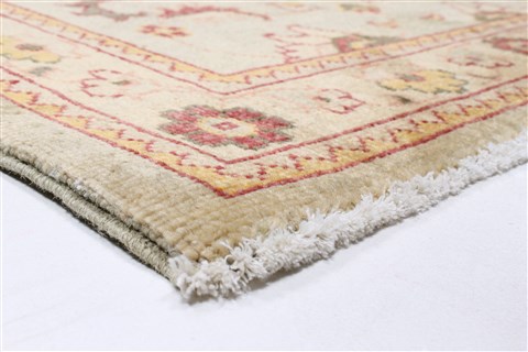 Pishavar Green Runner Hand Knotted 29 X 103 Area Rug 250-23810 Image 9