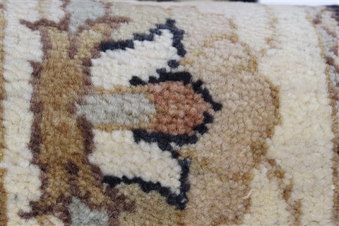 Ziegler Black Runner Hand Knotted 26 X 102 Area Rug 250-23811 Image 10