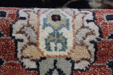 Ziegler Black Runner Hand Knotted 26 X 102 Area Rug 250-23811 Image 9