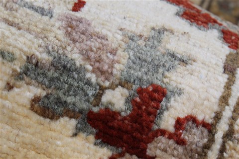 Pishavar Beige Runner Hand Knotted 28 X 98 Area Rug 250-23815 Image 10