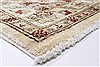 Pishavar Beige Runner Hand Knotted 28 X 98  Area Rug 250-23815 Thumb 7