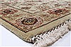 Kashan Beige Runner Hand Knotted 26 X 101  Area Rug 250-23817 Thumb 8
