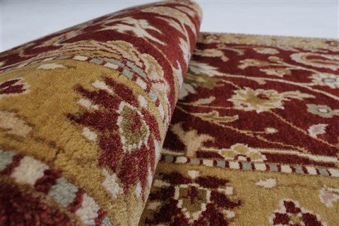 Chobi Red Runner Hand Knotted 28 X 99 Area Rug 250-23818 Image 1