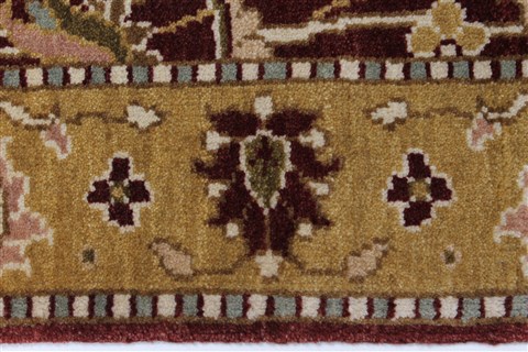 Chobi Red Runner Hand Knotted 28 X 99 Area Rug 250-23818 Image 5