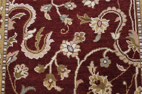 Chobi Red Runner Hand Knotted 28 X 99 Area Rug 250-23818 Image 6