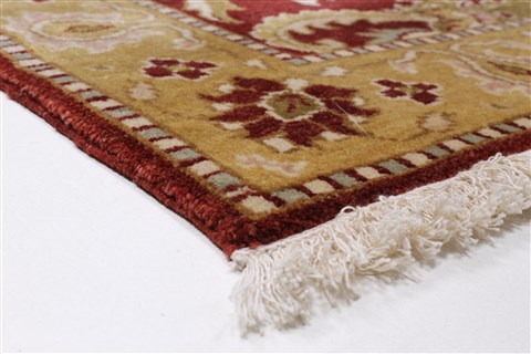 Chobi Red Runner Hand Knotted 28 X 99 Area Rug 250-23818 Image 8