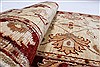 Pishavar Beige Runner Hand Knotted 24 X 108  Area Rug 250-23820 Thumb 9
