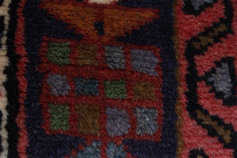 Karajeh Red Runner Hand Knotted 35 X 96 Area Rug 250-23835 Image 11