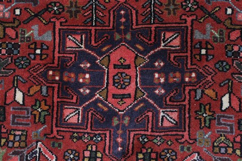 Karajeh Red Runner Hand Knotted 35 X 96 Area Rug 250-23835 Image 5