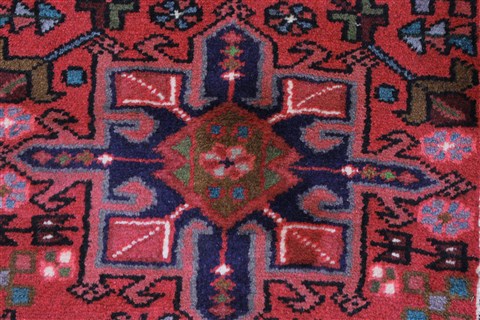 Karajeh Red Runner Hand Knotted 27 X 124 Area Rug 250-23840 Image 4