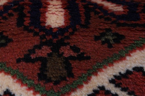 Karajeh Red Runner Hand Knotted 27 X 124 Area Rug 250-23840 Image 8