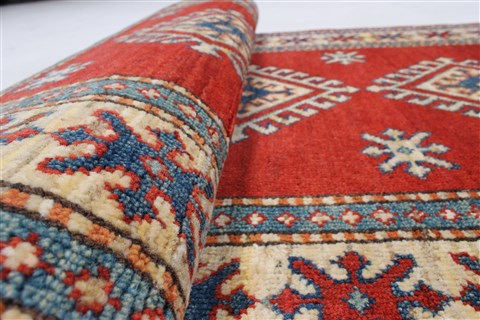 Kazak Red Runner Hand Knotted 30 X 911 Area Rug 250-23846 Image 10