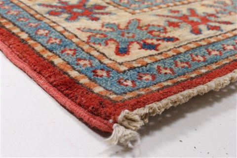 Kazak Red Runner Hand Knotted 30 X 911 Area Rug 250-23846 Image 6