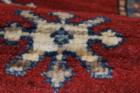 Kazak Red Runner Hand Knotted 30 X 911 Area Rug 250-23846 Image 7