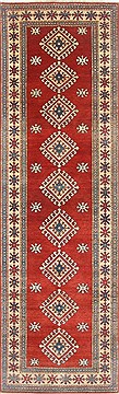 Kazak Red Runner Hand Knotted 3'0" X 9'11"  Area Rug 250-23846