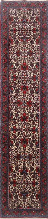 Bidjar Beige Runner Hand Knotted 211 X 133 Area Rug 250-23850 Image 0