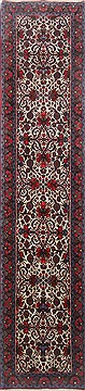 Persian Bidjar Beige Runner 13 to 15 ft Wool Carpet 23850