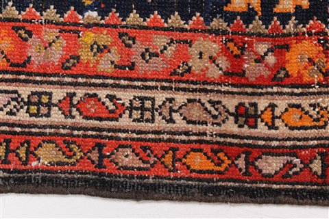Malayer Blue Runner Hand Knotted 33 X 910 Area Rug 250-23854 Image 4