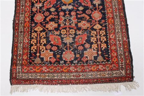 Malayer Blue Runner Hand Knotted 33 X 910 Area Rug 250-23854 Image 6