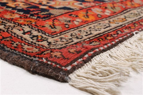 Malayer Blue Runner Hand Knotted 33 X 910 Area Rug 250-23854 Image 7