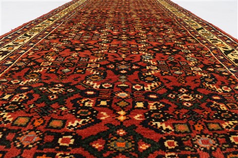 Hamedan Purple Runner Hand Knotted 31 X 1011 Area Rug 250-23855 Image 12
