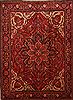 Heriz Red Hand Knotted 100 X 136  Area Rug 100-23857 Thumb 0