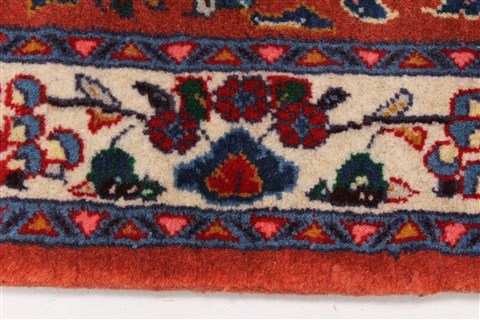 Sarouk Purple Runner Hand Knotted 29 X 134 Area Rug 250-23858 Image 2