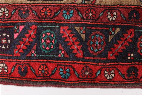 Ghazni Brown Runner Hand Knotted 33 X 135 Area Rug 250-23860 Image 3