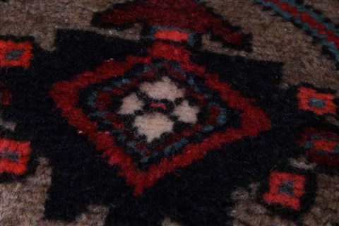Ghazni Brown Runner Hand Knotted 33 X 135 Area Rug 250-23860 Image 8