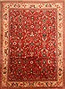 Sarouk Red Hand Knotted 99 X 135  Area Rug 100-23862 Thumb 0