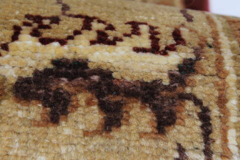 Pishavar Red Runner Hand Knotted 310 X 1211  Area Rug 250-23863 Image 10