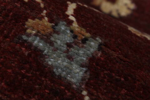 Pishavar Red Runner Hand Knotted 310 X 1211  Area Rug 250-23863 Image 8