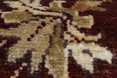 Pishavar Red Runner Hand Knotted 310 X 1211  Area Rug 250-23863 Image 9