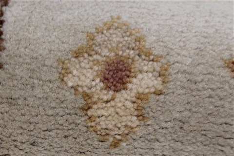 Chobi Beige Runner Hand Knotted 37 X 119 Area Rug 250-23865 Image 10