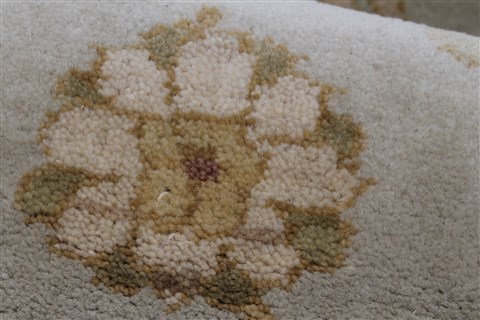 Chobi Beige Runner Hand Knotted 37 X 119 Area Rug 250-23865 Image 7