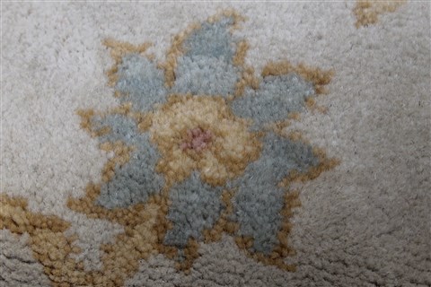Chobi Beige Runner Hand Knotted 37 X 119 Area Rug 250-23865 Image 8