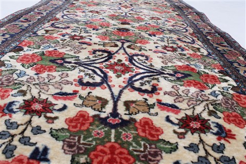 Bidjar Beige Runner Hand Knotted 31 X 133 Area Rug 250-23867 Image 2