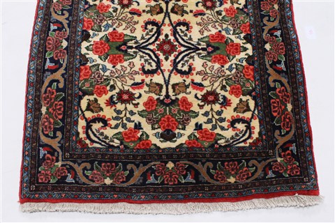 Bidjar Beige Runner Hand Knotted 31 X 133 Area Rug 250-23867 Image 5
