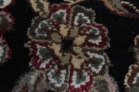 Haji Jalili Black Runner Hand Knotted 26 X 180 Area Rug 250-23889 Image 11
