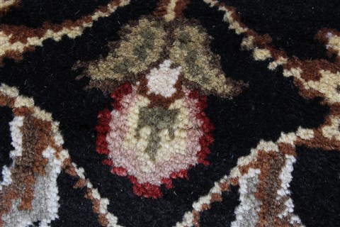 Haji Jalili Black Runner Hand Knotted 26 X 180 Area Rug 250-23889 Image 12