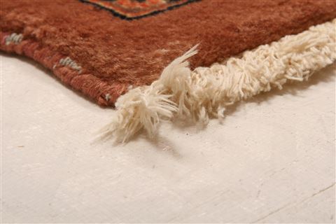 Kashan Red Hand Knotted 910 X 132 Area Rug 100-23905 Image 1