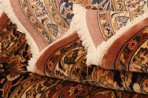 Kashan Red Hand Knotted 910 X 132 Area Rug 100-23905 Image 6